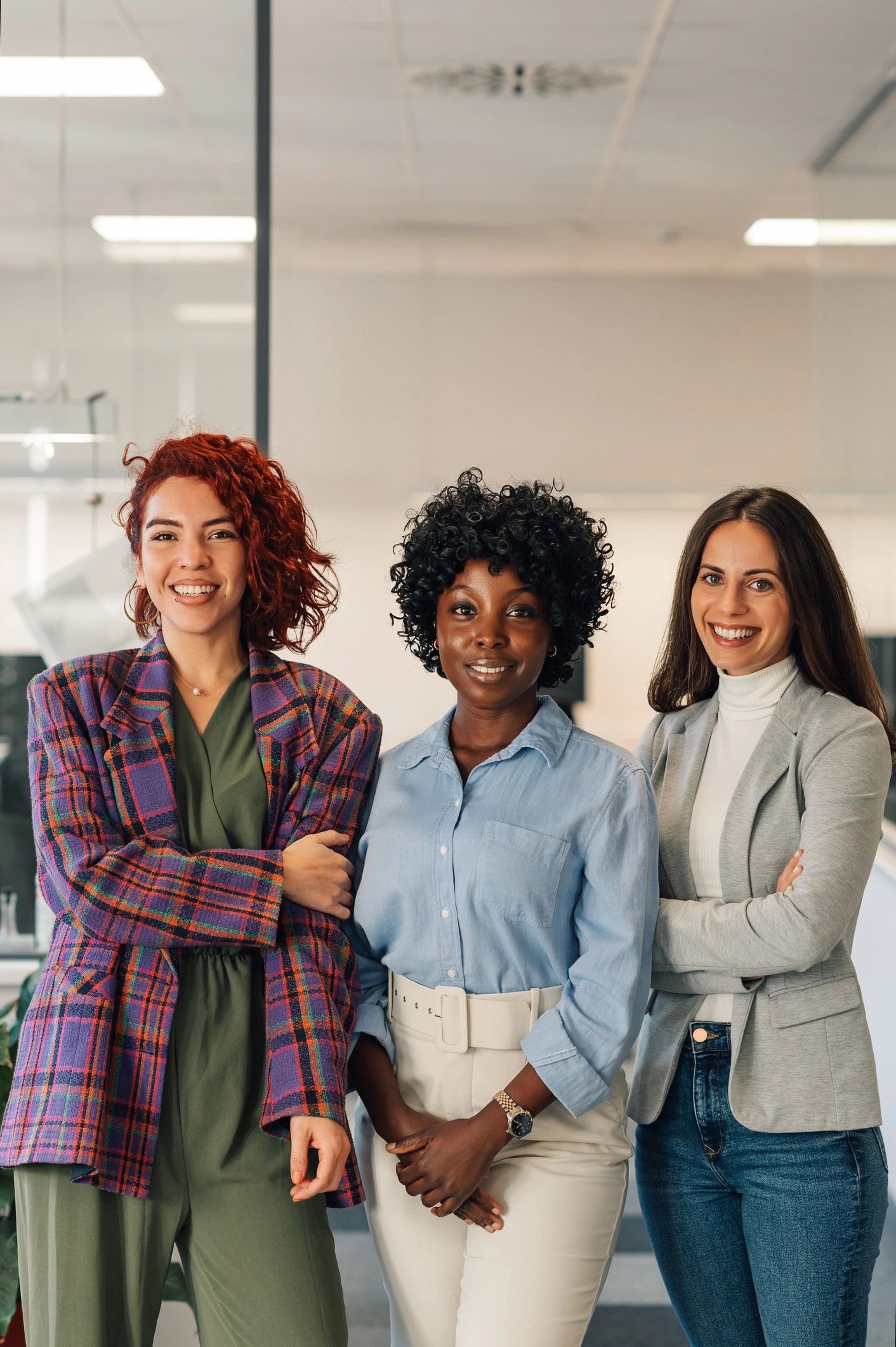Multicultural professional team portrait